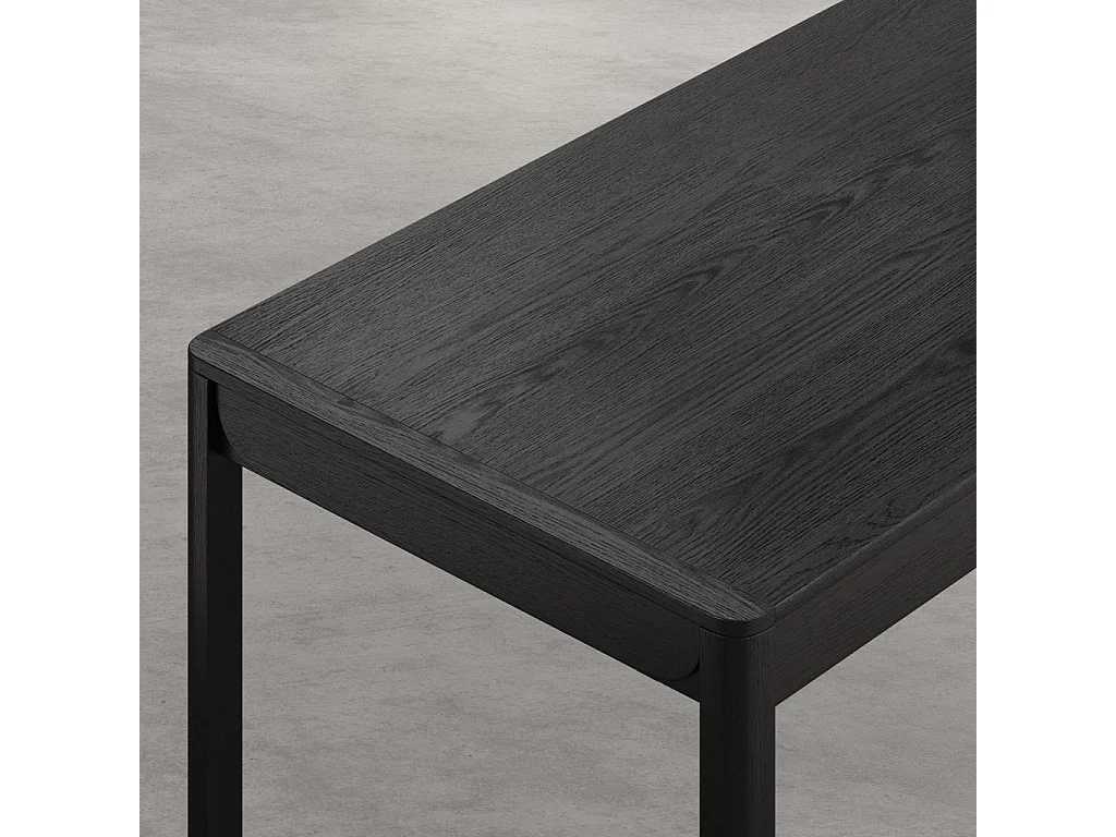Habitat - Table rectangulaire extensible en frêne - Noir - Design by Hélèna Pille - Milord