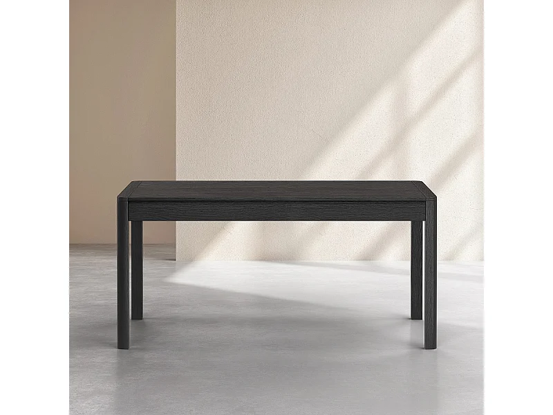 Habitat - Table rectangulaire extensible en frêne - Noir - Design by Hélèna Pille - Milord