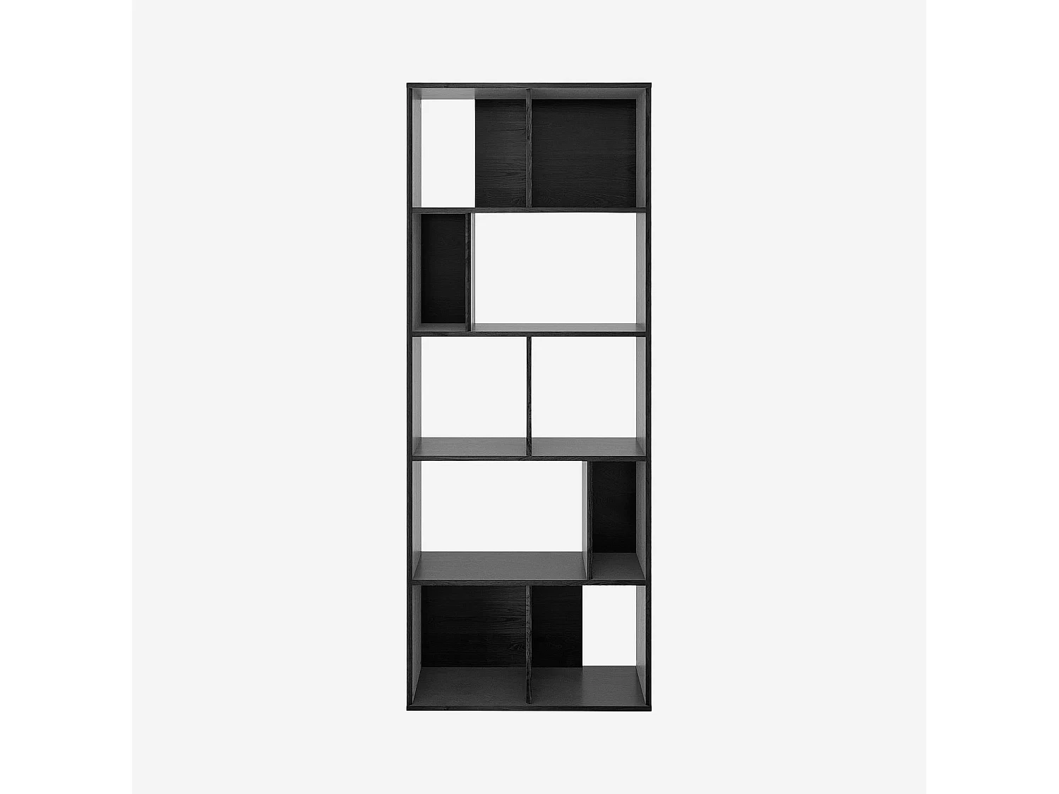 Habitat - Ensemble de bibliothèques en frêne 114 x 195 cm - Noir - Design by Hélèna Pille - Will