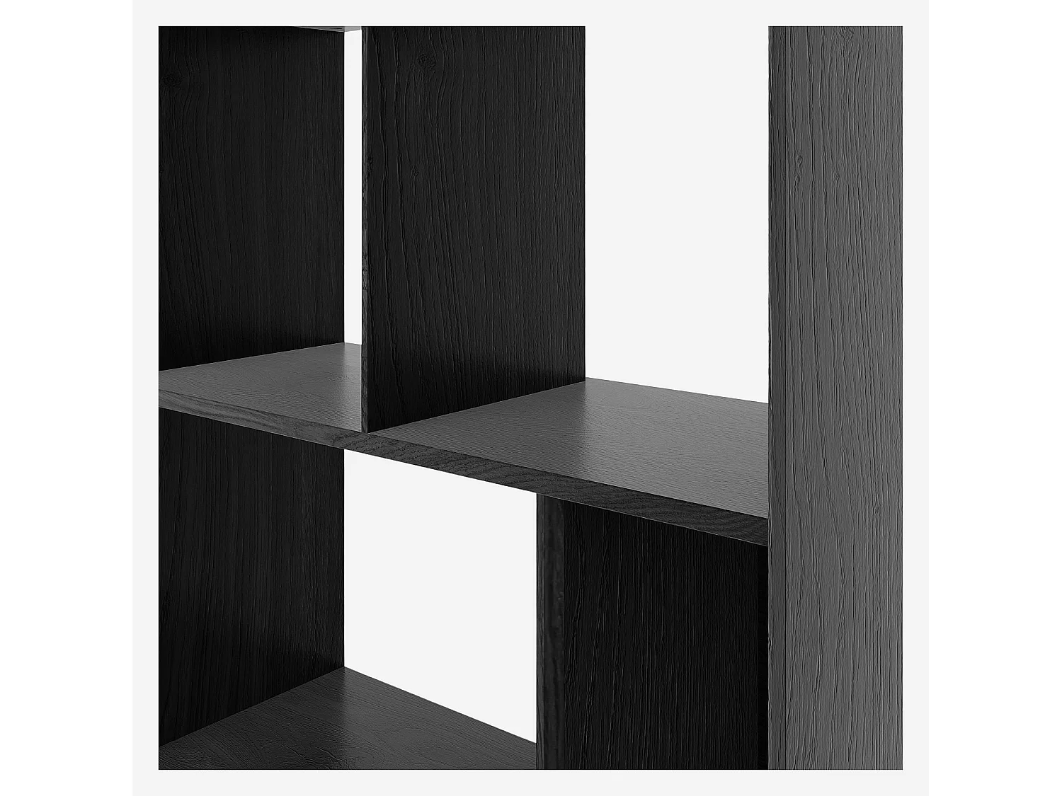 Habitat - Ensemble de bibliothèques en frêne 114 x 195 cm - Noir - Design by Hélèna Pille - Will