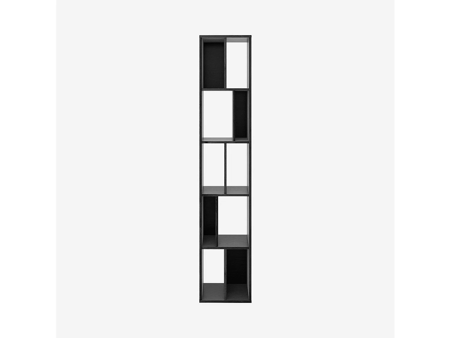 Habitat - Ensemble de bibliothèques en frêne 114 x 195 cm - Noir - Design by Hélèna Pille - Will