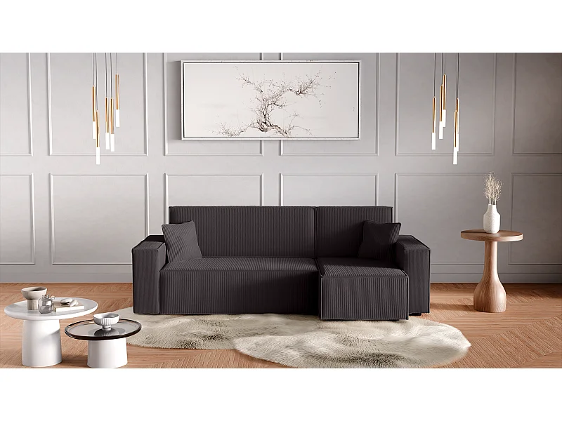 Canapé d'Angle avec fonction de couchage Karl L du fabricant