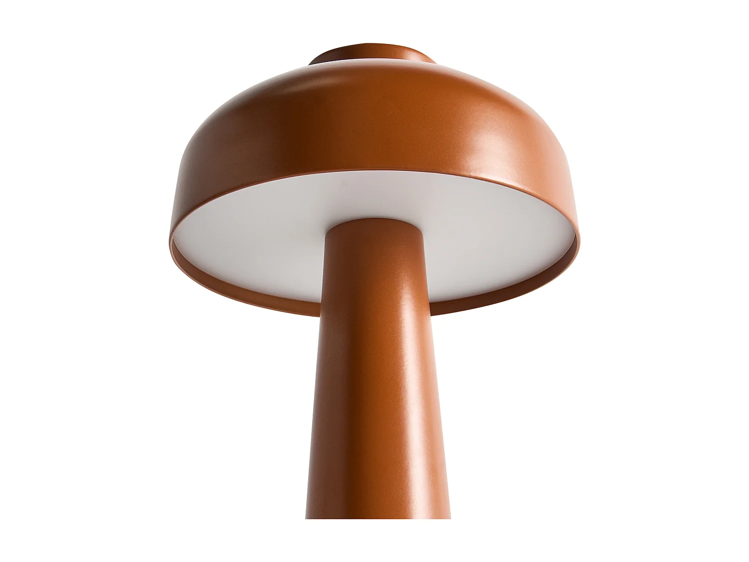 Lampe de table LED sans fil AGUSAN Avec variateur Métal Marron