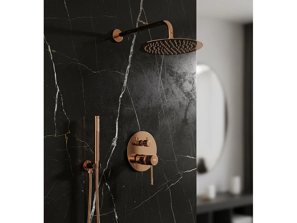 Kit De Douche Encastré Rea Lungo Copper