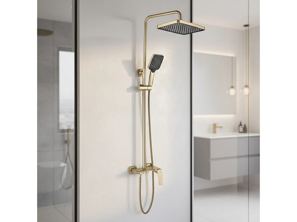 Kit De Douche Encastré Rea Joe Brush Gold