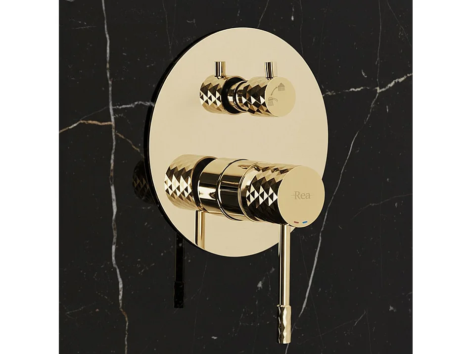 Unterputz Duschset Rea Lungo Gold