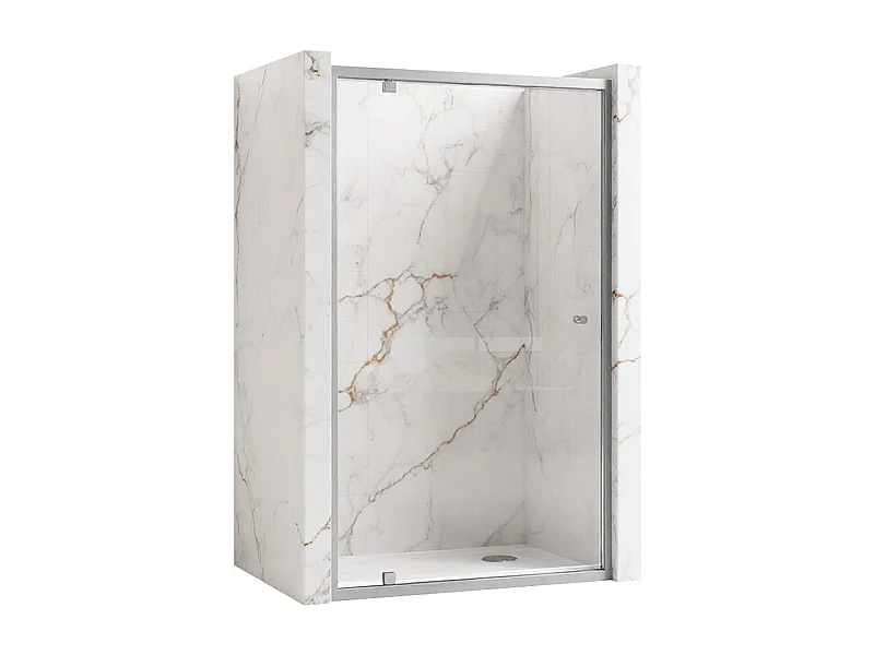 Porte De Douche Rea Primo Swing 80 Chrome