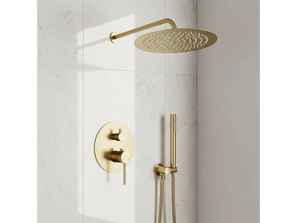 Unterputz Duschset Rea Js-7029Bg Brush Gold