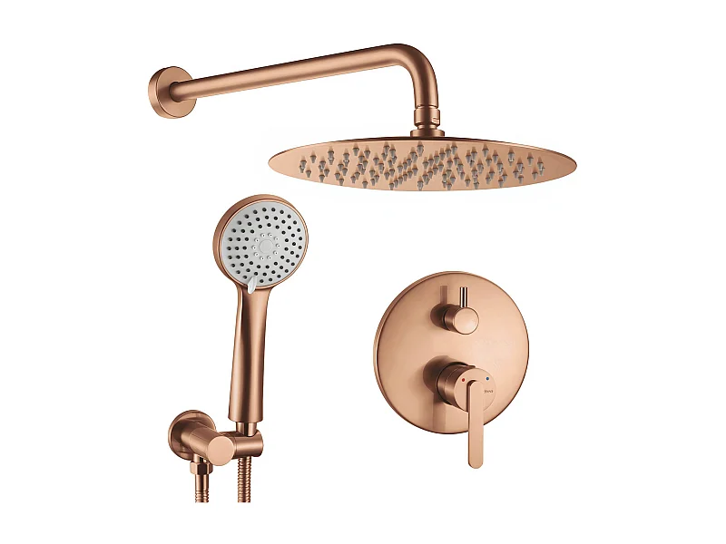 Inbouw Regendoucheset Rea Js-1180Brg Brush Copper