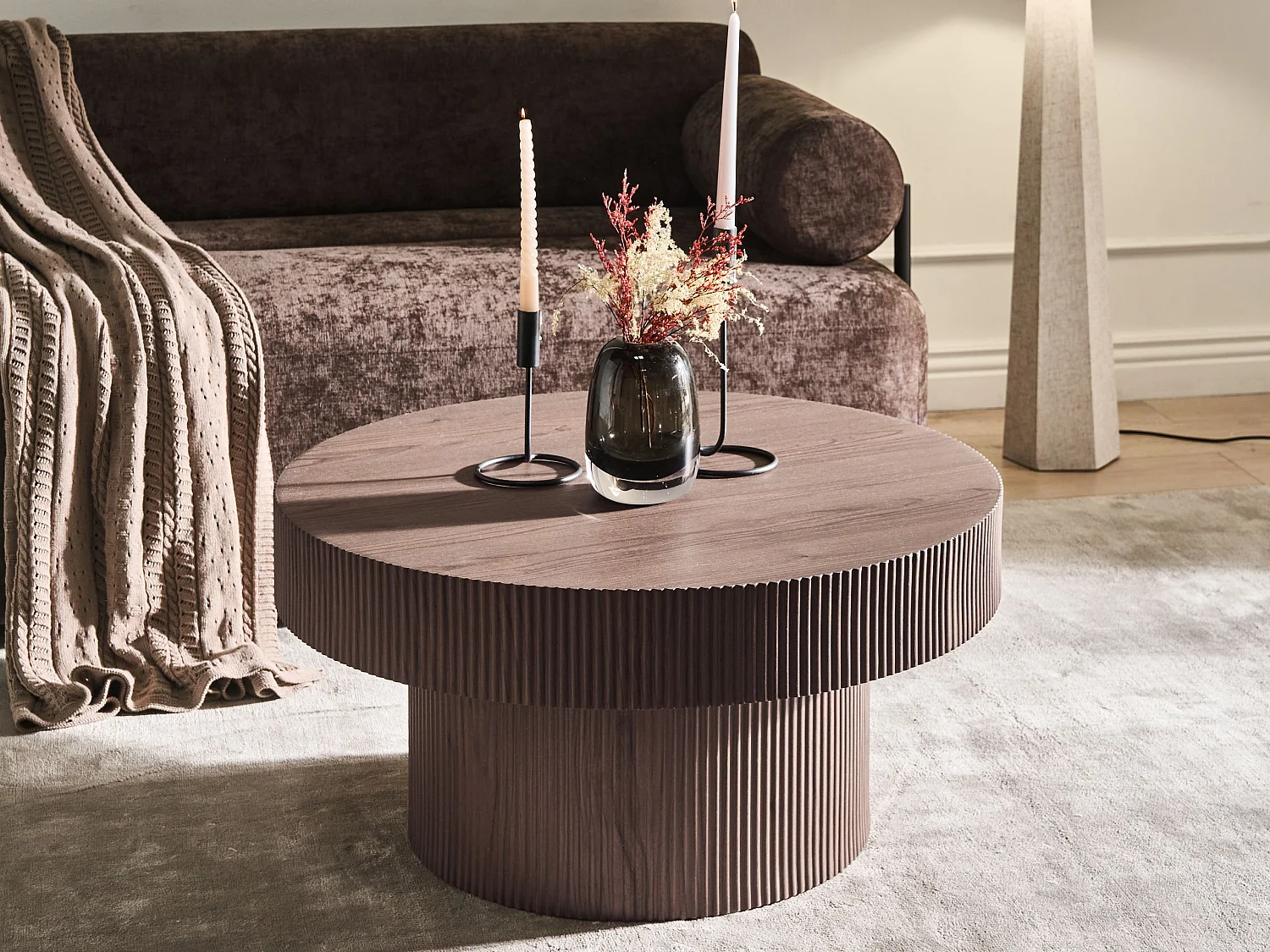 Table basse SEUL Marron foncé