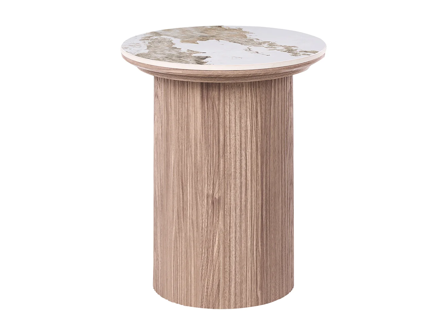 Table d'appoint DORA Céramique Marron