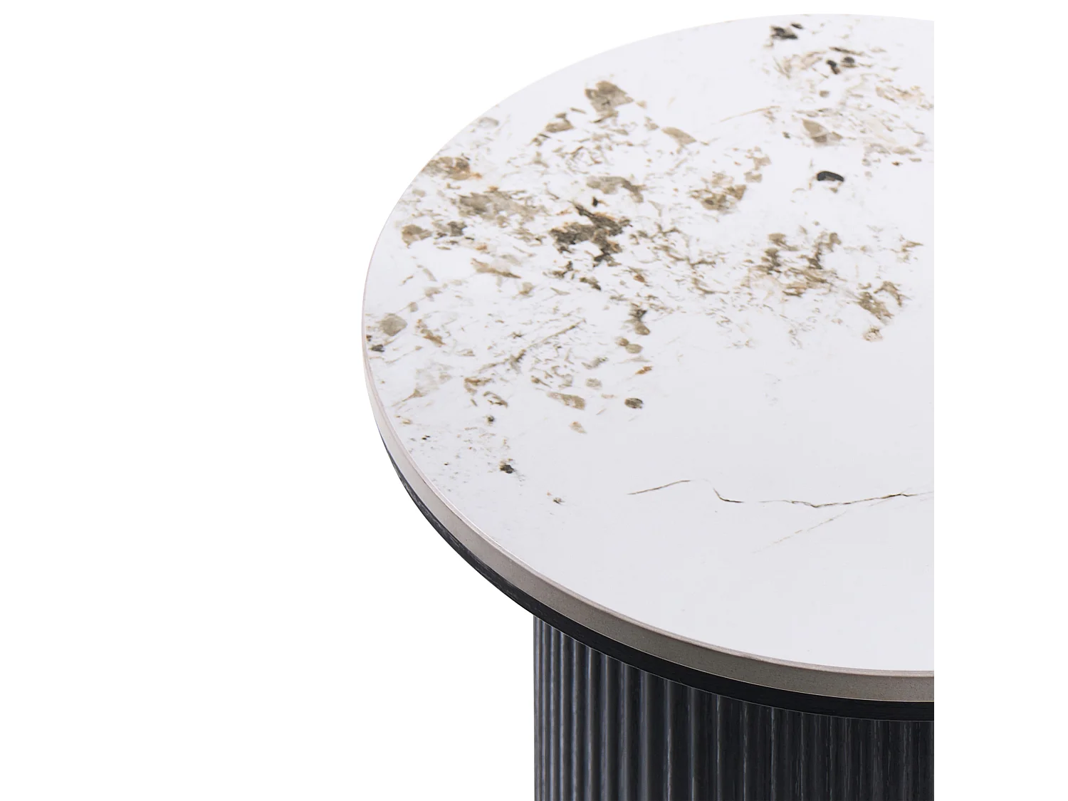 Table d'appoint DORA Céramique Noir