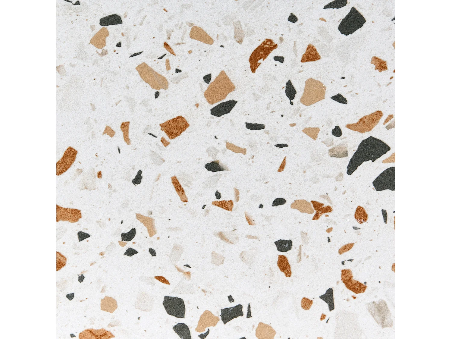 Table bistrot ARTENA 60 cm 60 cm Effet terrasse Métal Noir