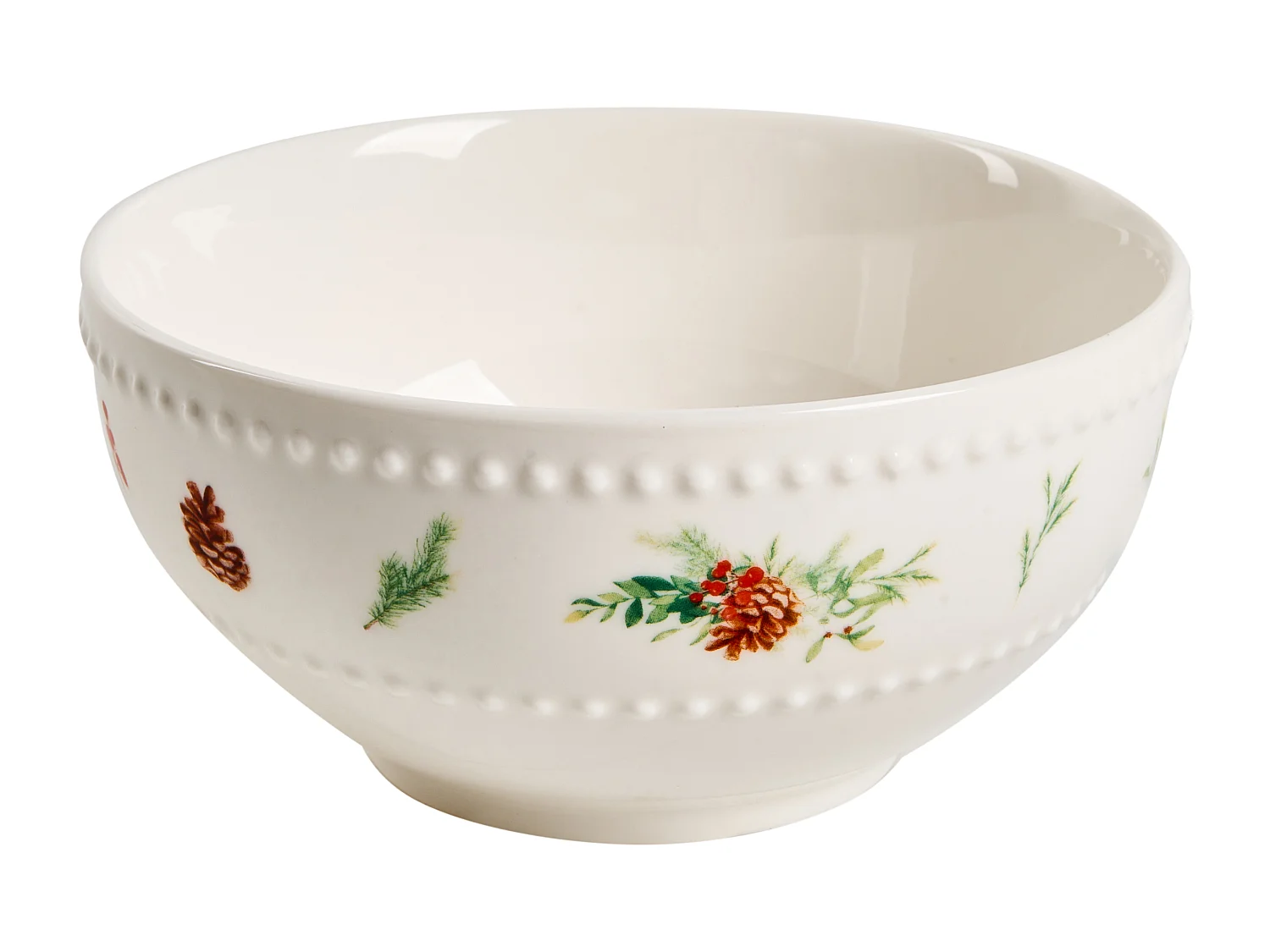 Set de 16 couverts de table MARJORAM Porcelaine Blanc