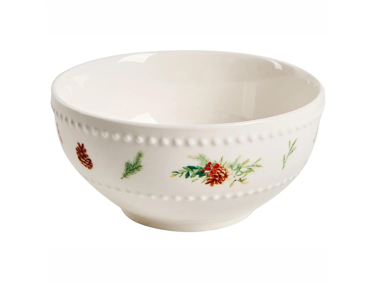 Set de 16 couverts de table MARJORAM Porcelaine Blanc