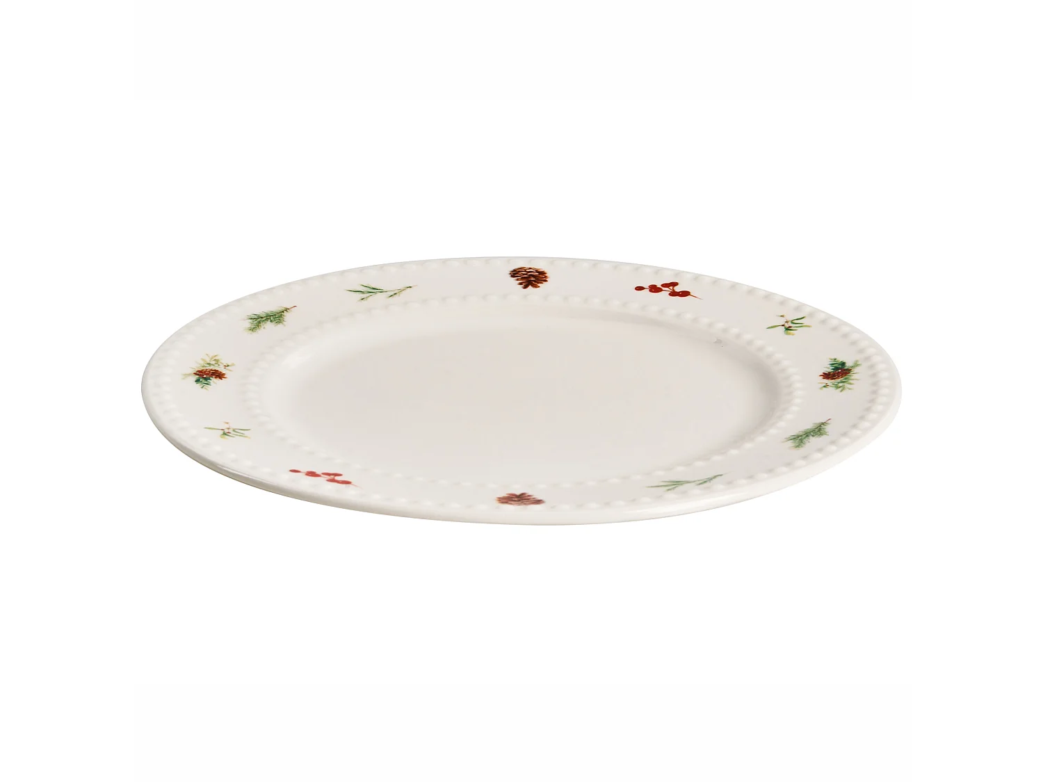 Set de 16 couverts de table MARJORAM Porcelaine Blanc