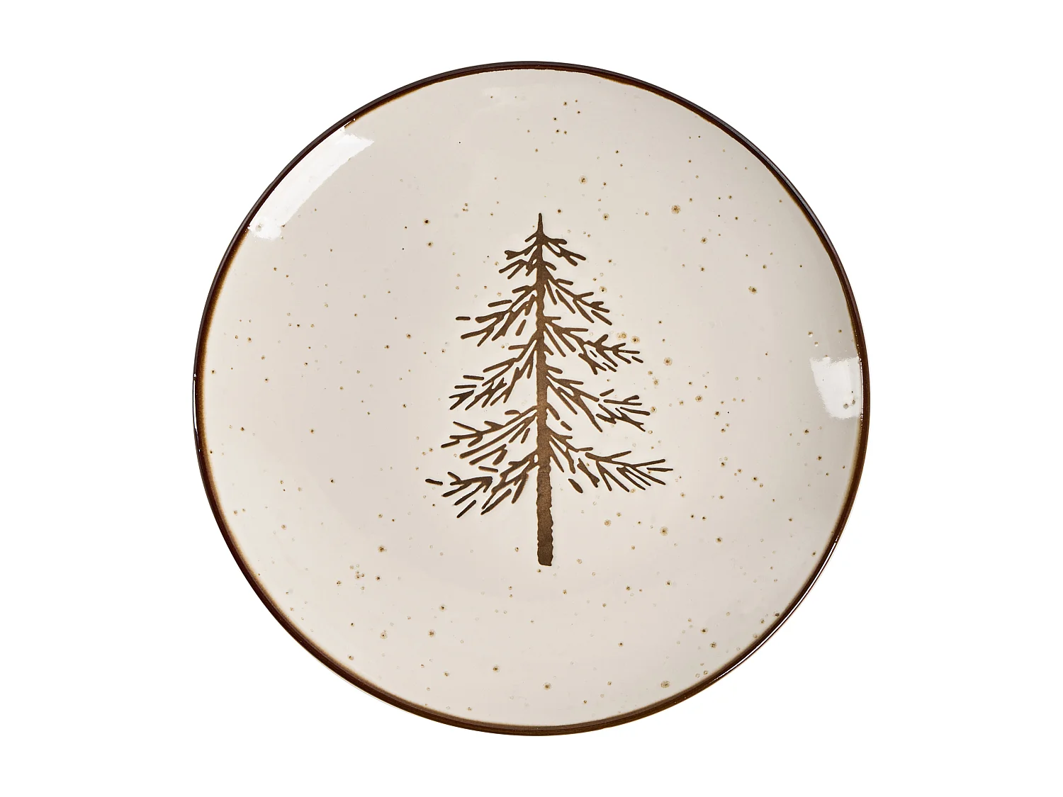 Set de 16 couverts de table CLOVES Grès Blanc cassé