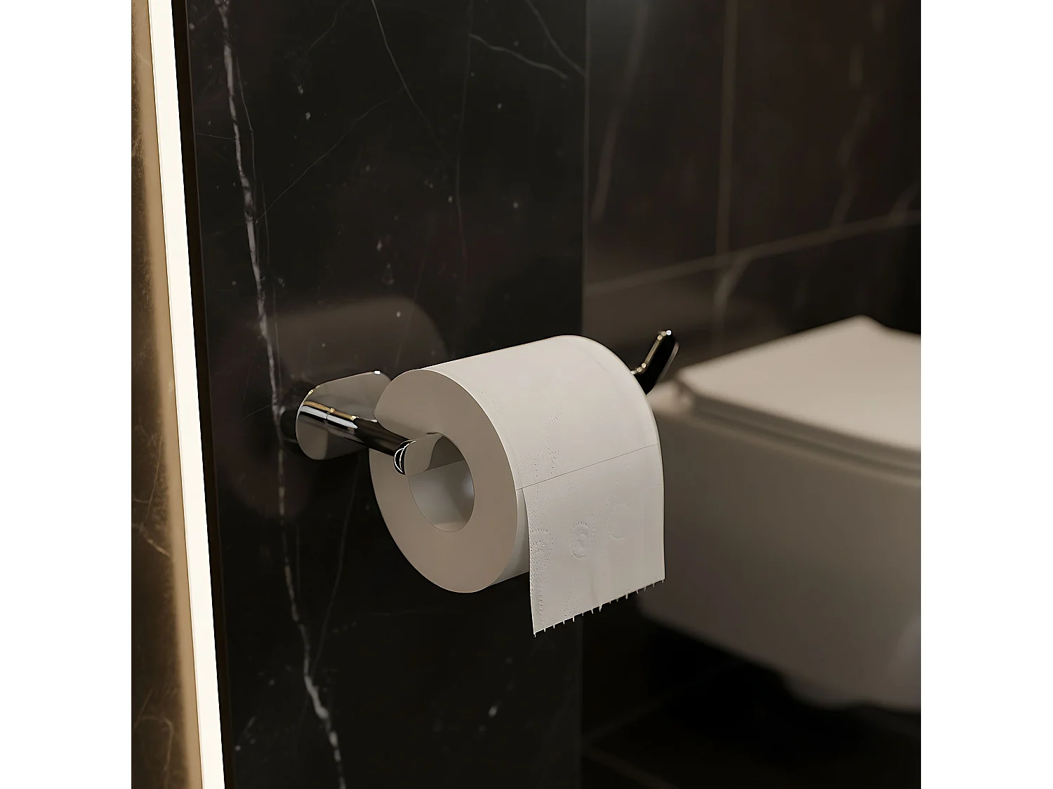 Porte Papier-Toilette Rea 109 Til Chrome