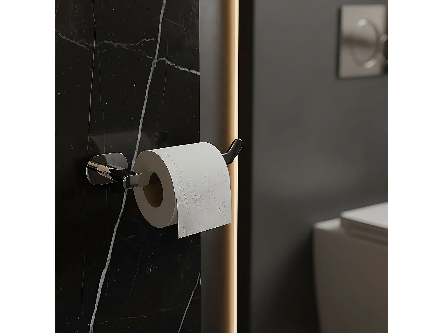 Porte Papier-Toilette Rea 109 Til Chrome