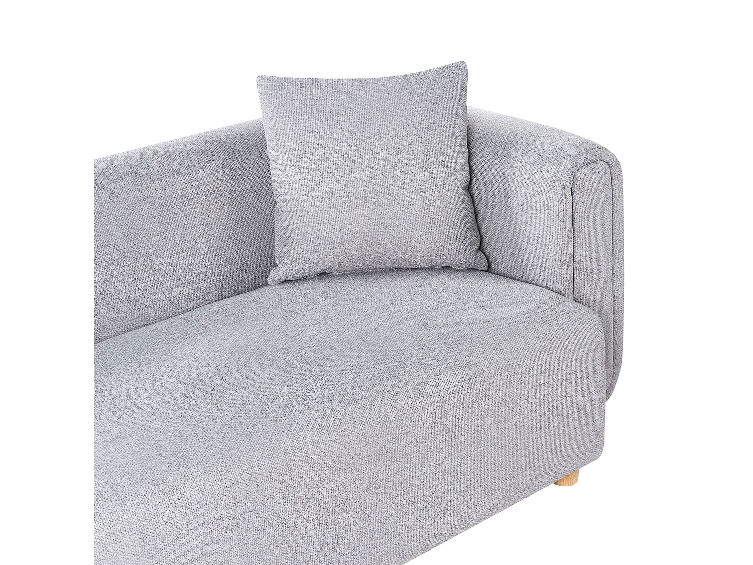 Canapé 2 places LILLEROD Tissu Gris