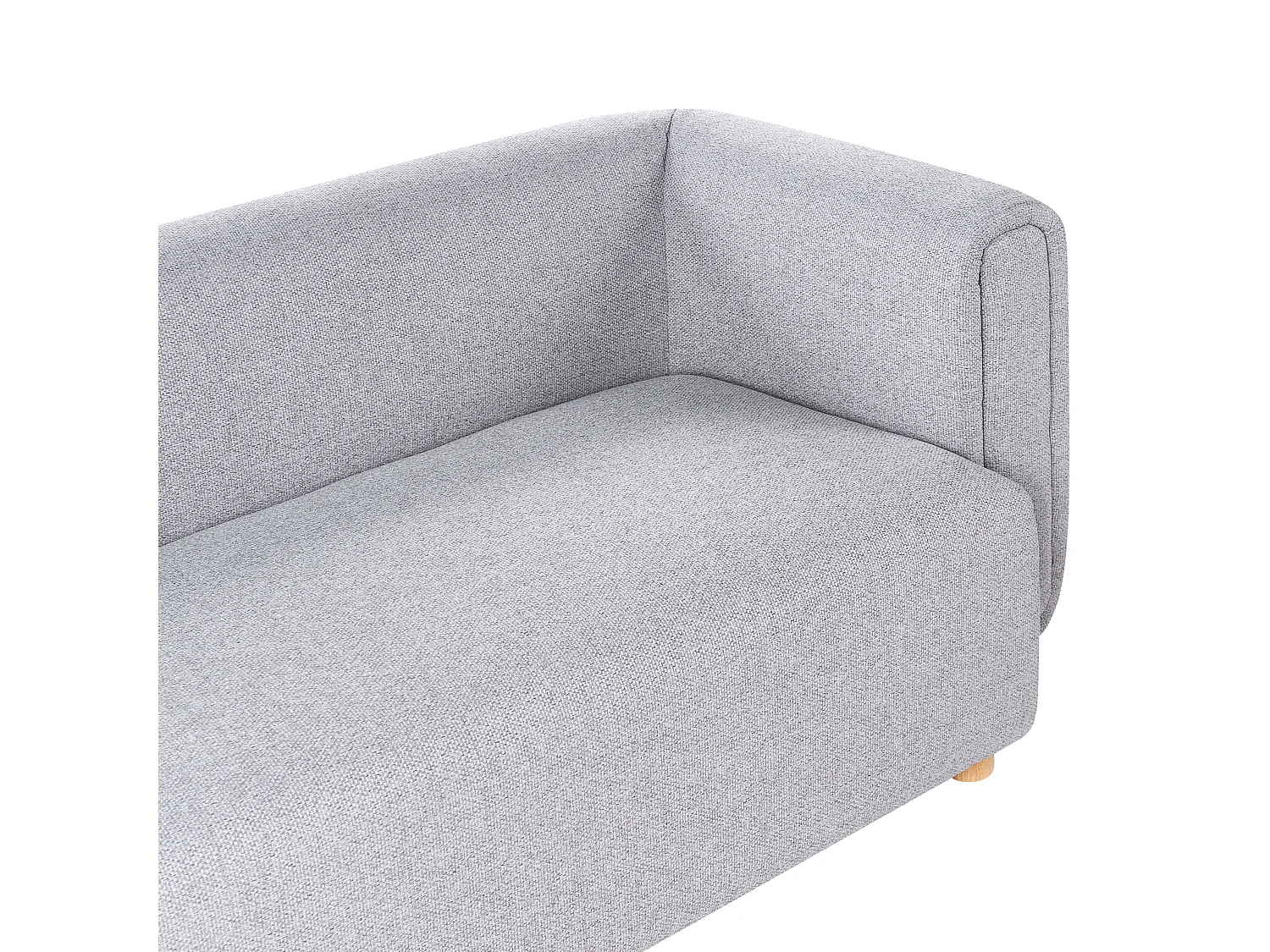 Canapé 2 places LILLEROD Tissu Gris