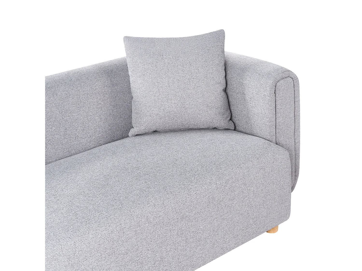 Canapé 2 places LILLEROD Tissu Gris