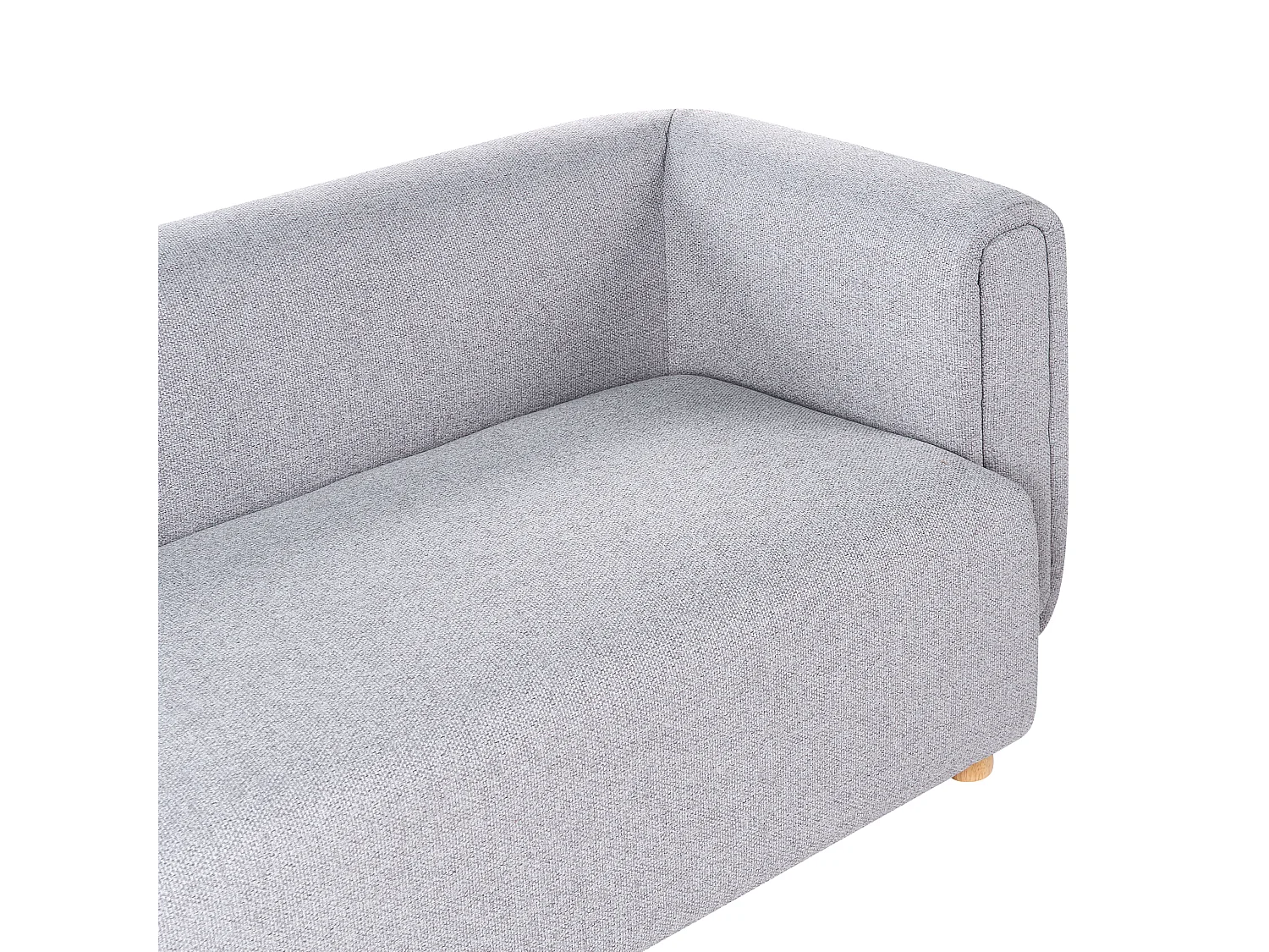 Canapé 2 places LILLEROD Tissu Gris