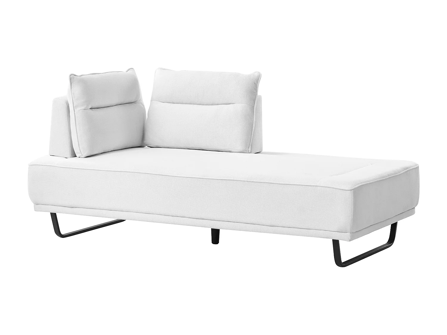 Canapé 3 places FAXEN Tissu Blanc