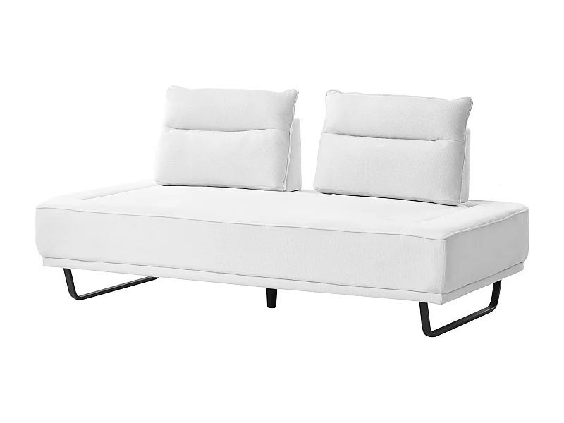 Canapé 3 places FAXEN Tissu Blanc