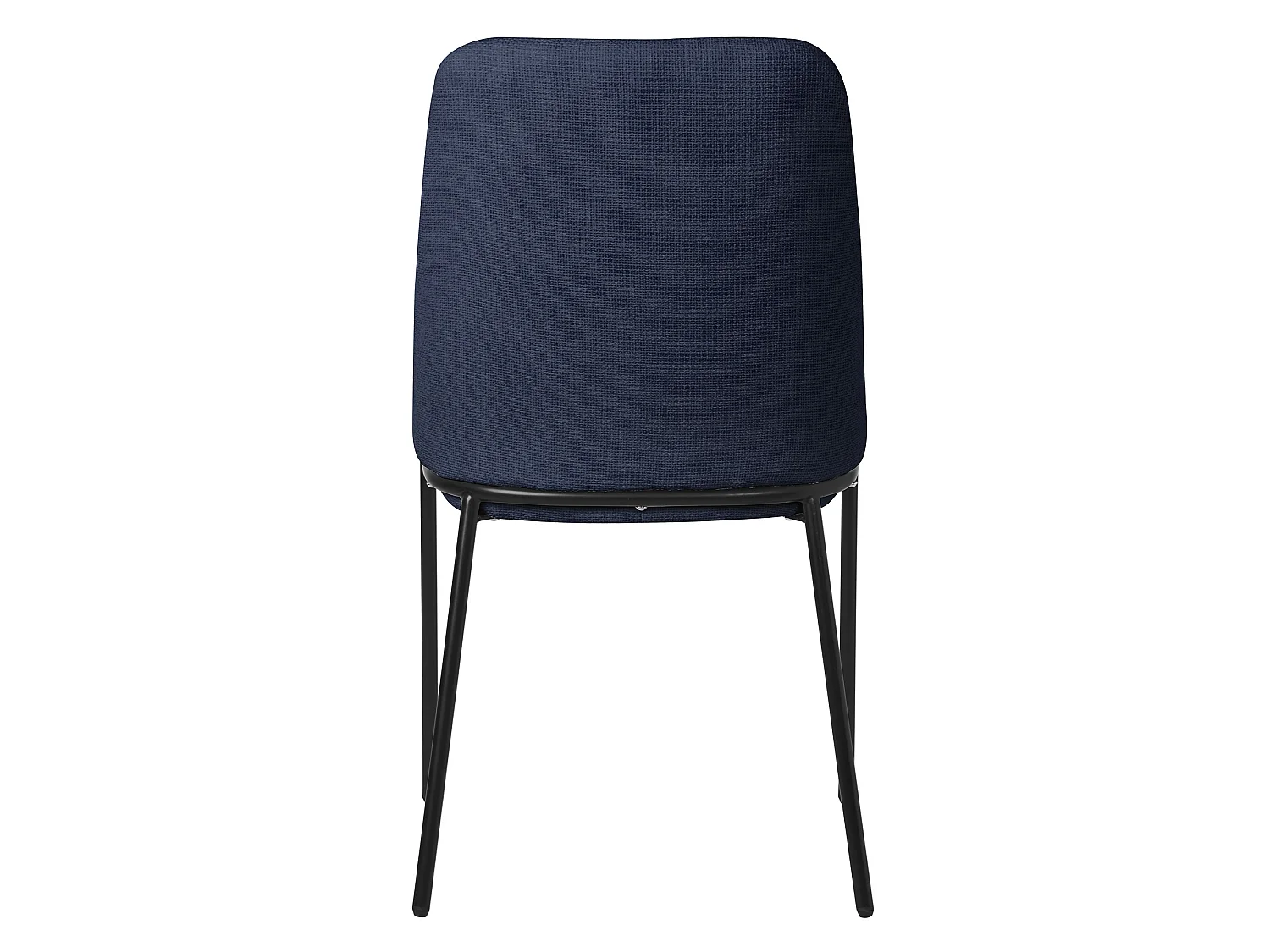 ML-Design 6x Sillas de comedor azul oscuro poliéster tapizado con patas de metal asiento acolchado con respaldo diseño atemporal mueble ergonómico
