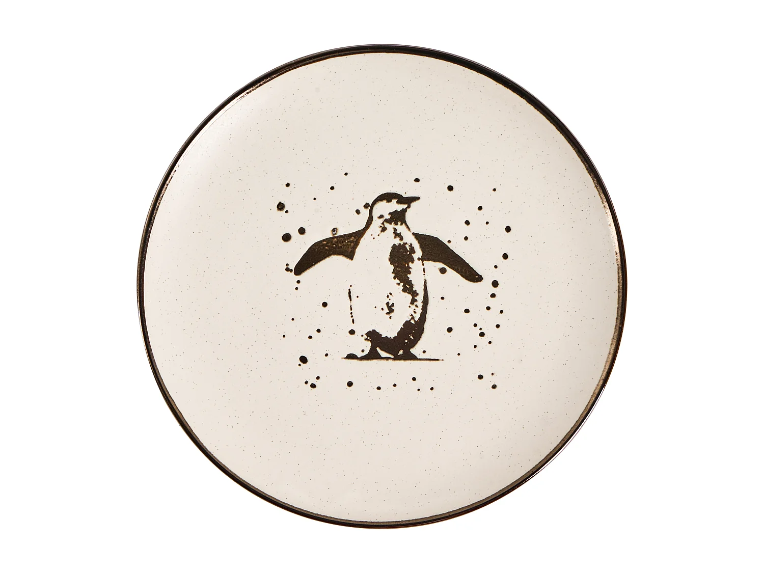 Set de 16 couverts de table CINNAMON Grès Blanc cassé