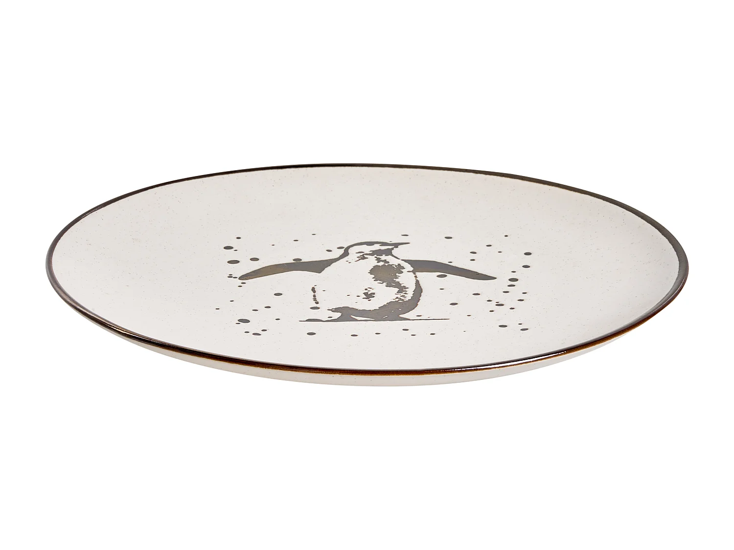 Set de 16 couverts de table CINNAMON Grès Blanc cassé