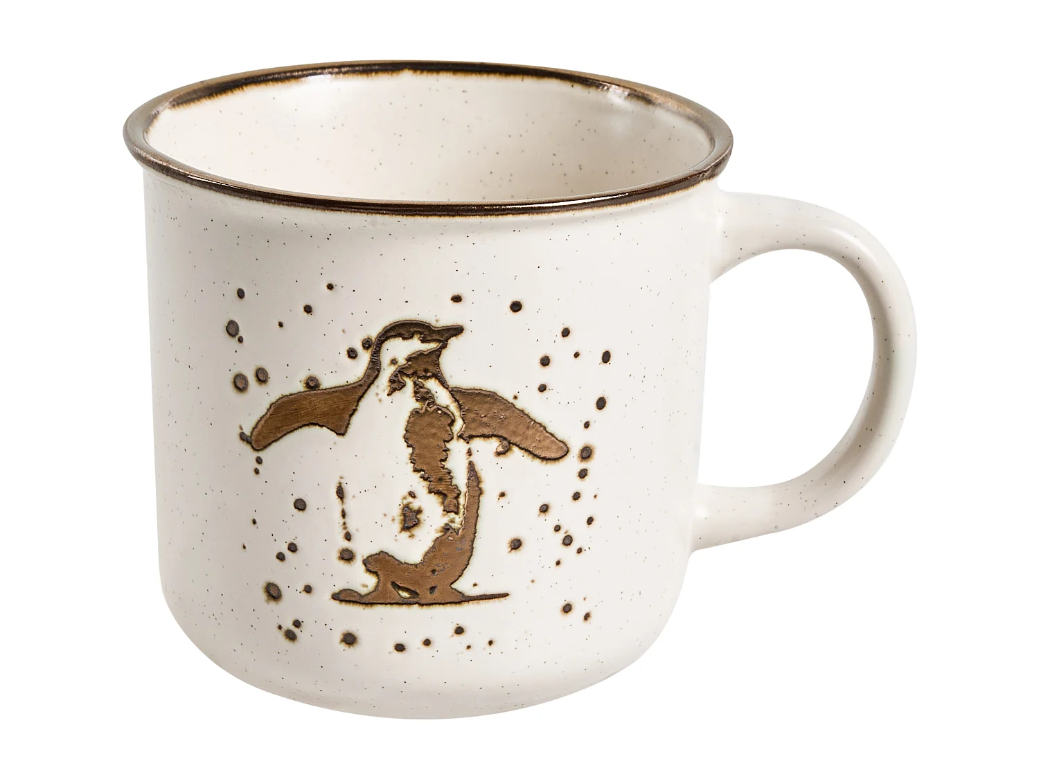 Set de 16 couverts de table CINNAMON Grès Blanc cassé