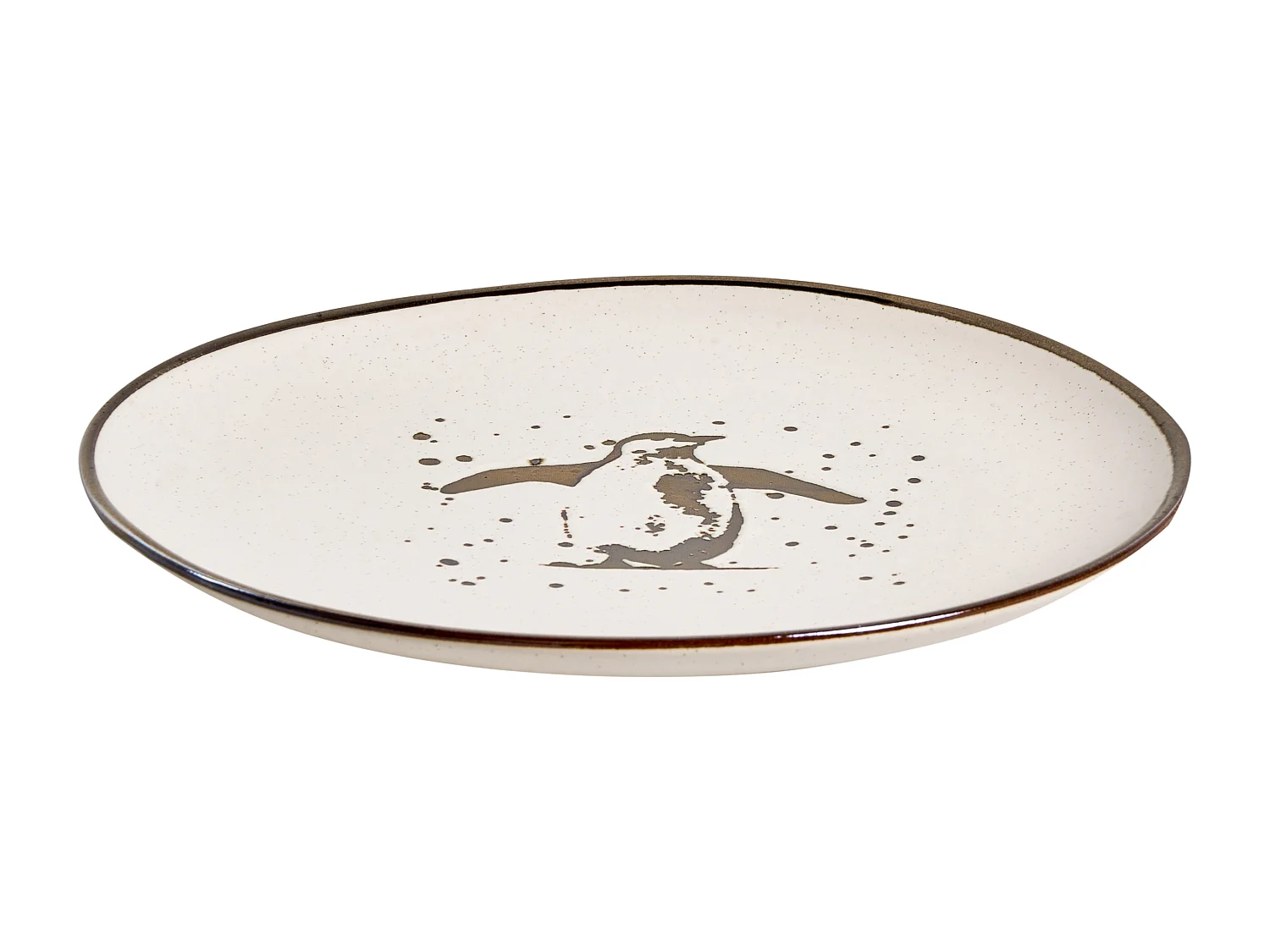 Set de 16 couverts de table CINNAMON Grès Blanc cassé