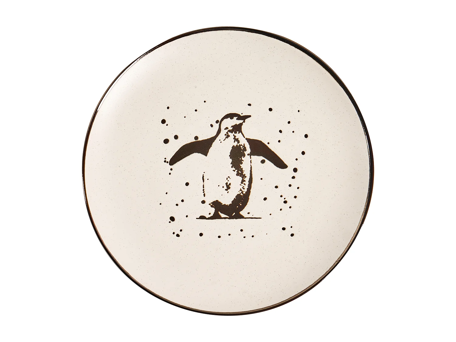 Set de 16 couverts de table CINNAMON Grès Blanc cassé