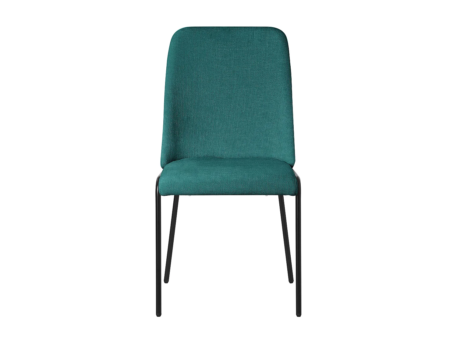 ML-Design 4x Sillas de comedor petróleo poliéster tapizado con patas de metal asiento acolchado con respaldo diseño atemporal mueble ergonómico