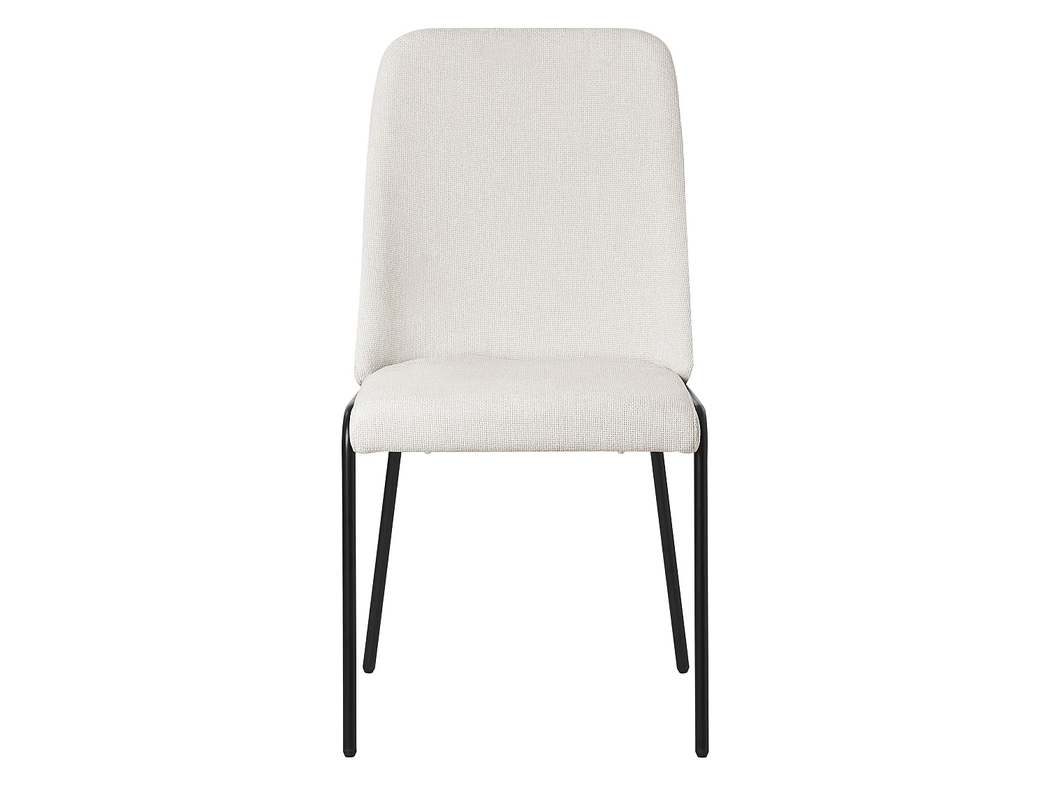 ML-Design 4x Sillas de comedor beige poliéster tapizado con patas de metal asiento acolchado con respaldo diseño atemporal mueble ergonómico