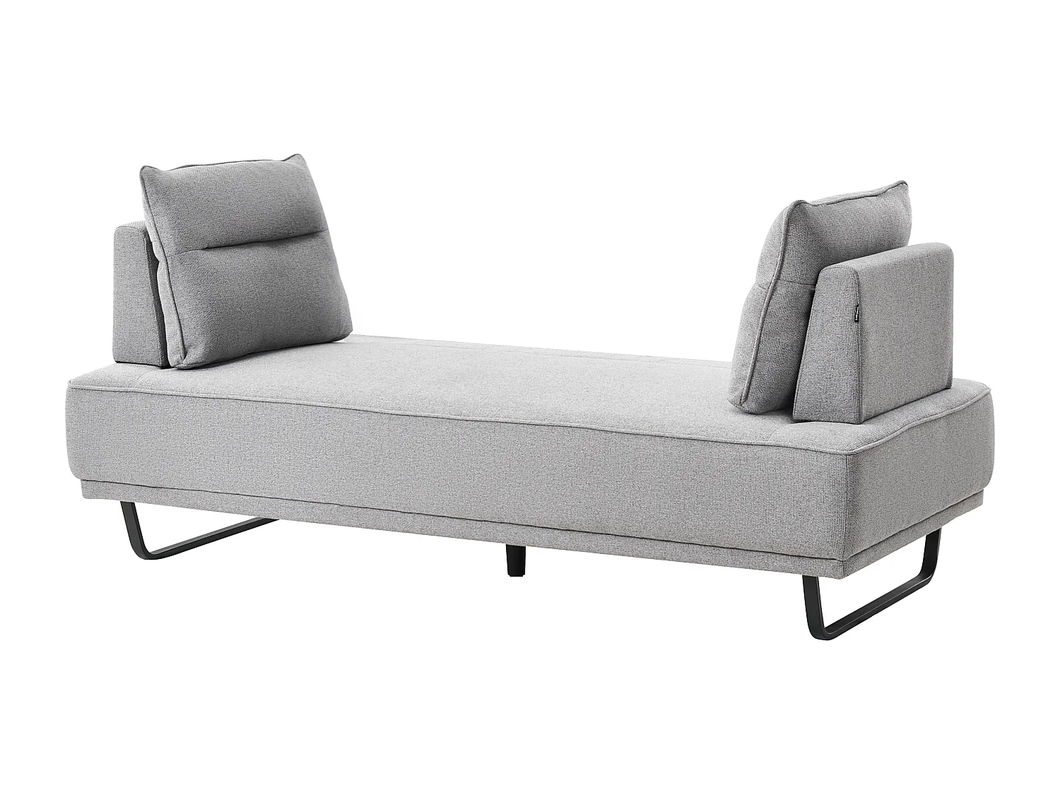 Canapé 3 places FAXEN Tissu Gris