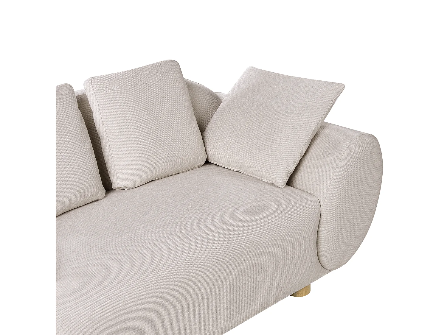 Canapé 2 places RINGEL Tissu Beige clair