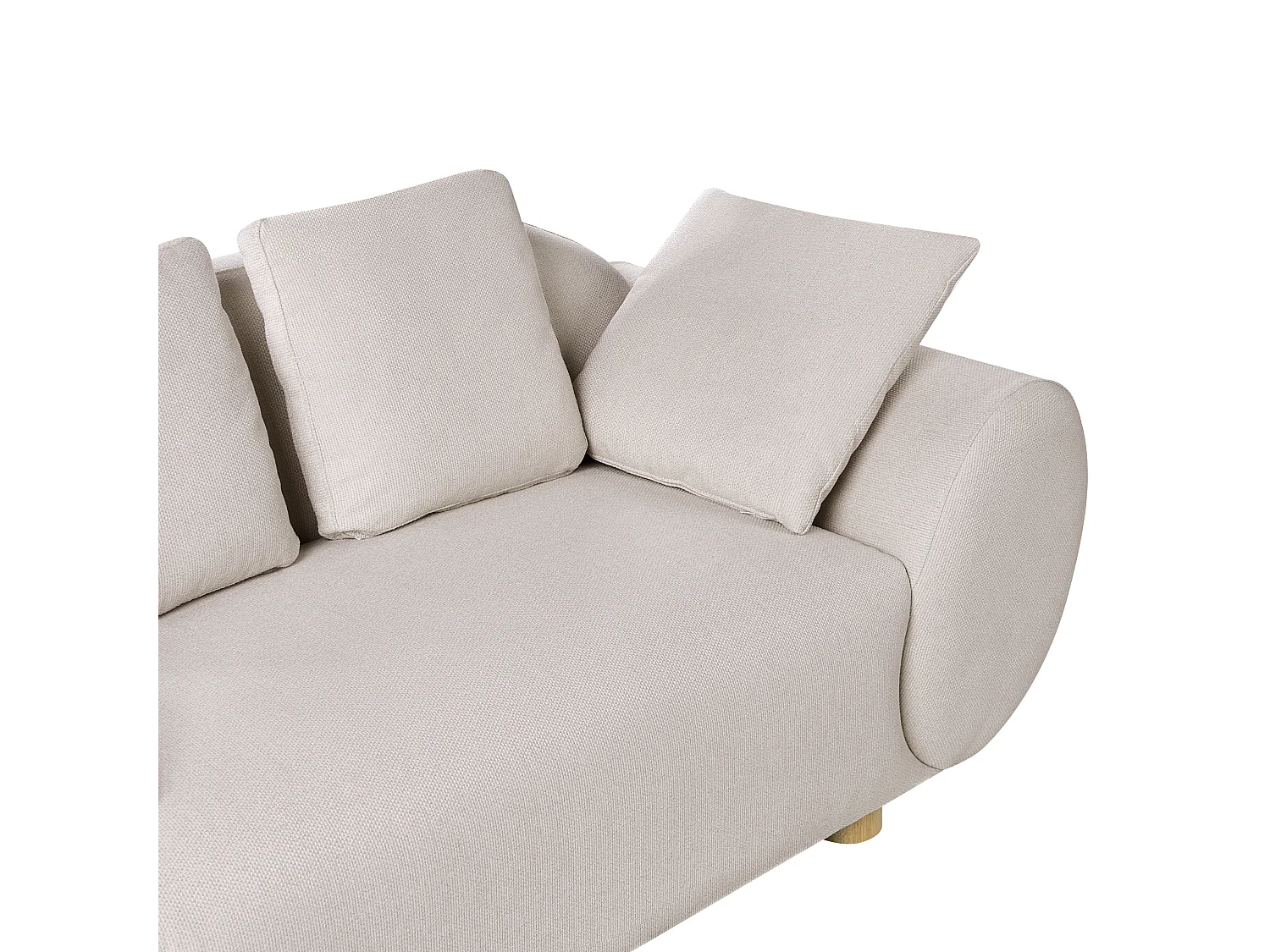 Canapé 2 places RINGEL Tissu Beige clair