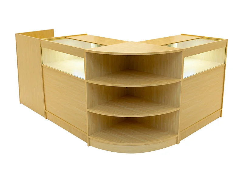 Sagittarius LED Winkel Toonbank Set LM60, TB60 & 2 x B900 - Esdoorn