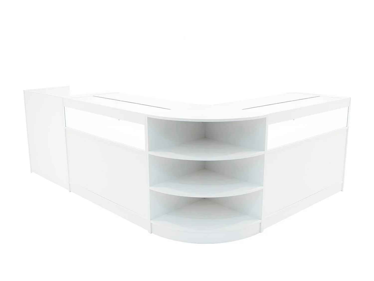 Comptoirs de Vente à LED Ensemble Sagittarius - Blanc LM60, 2 x B1200, TB60