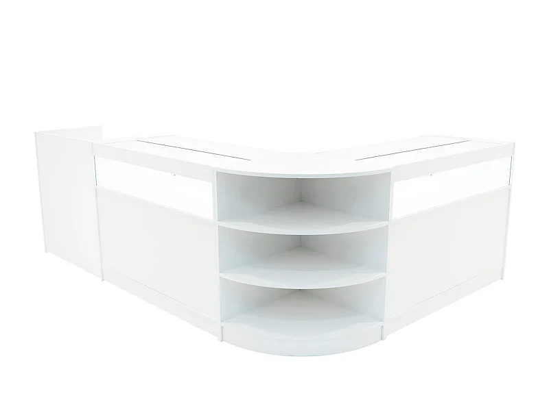 Comptoirs de Vente à LED Ensemble Sagittarius - Blanc LM60, 2 x B1200, TB60