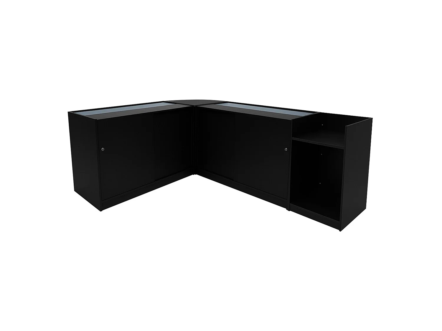 Set Banconi LED Sagittarius LM60, TB60 e 2 x B1200 - Nero