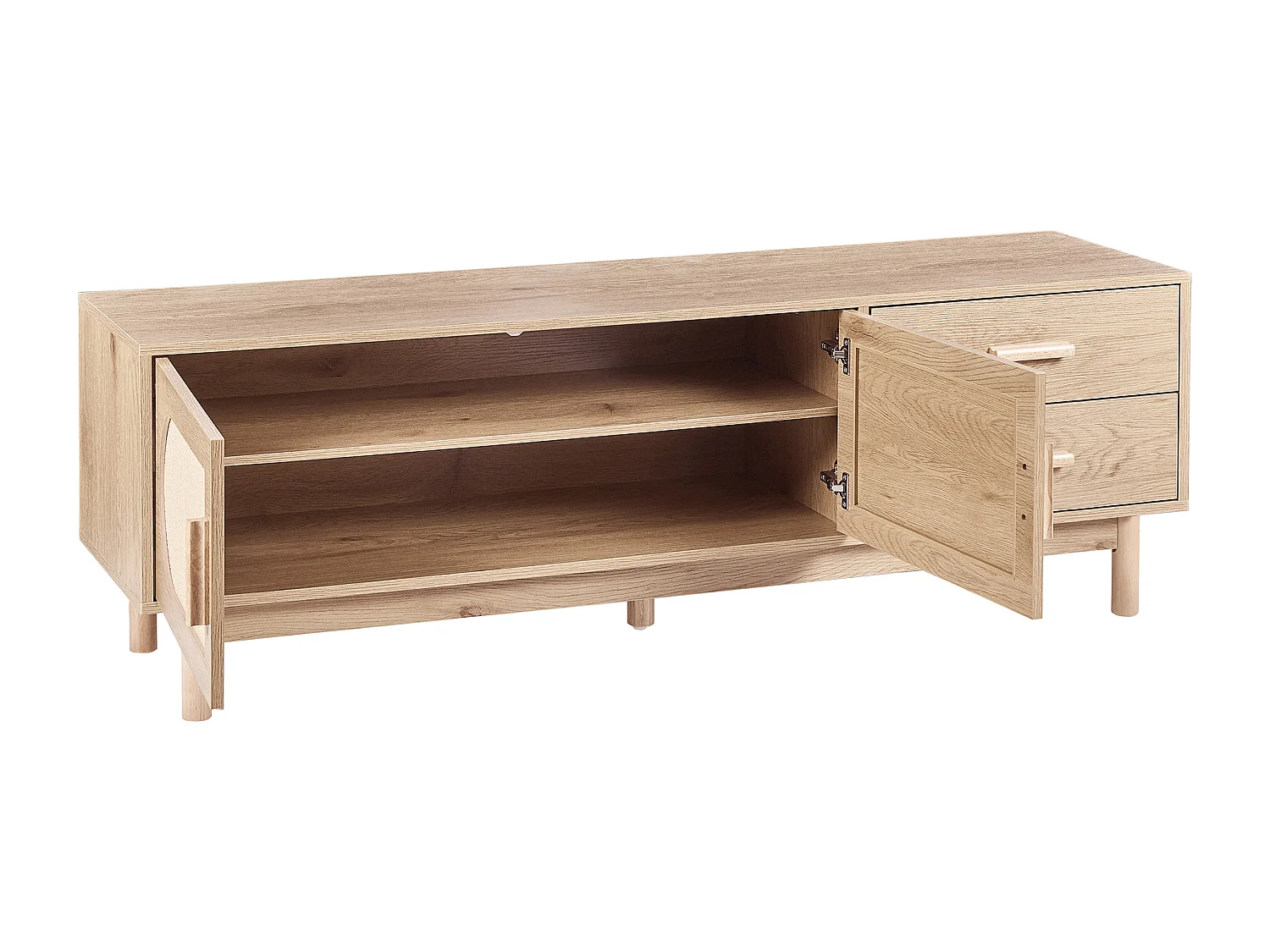 Meuble TV COSTELLO Marron clair
