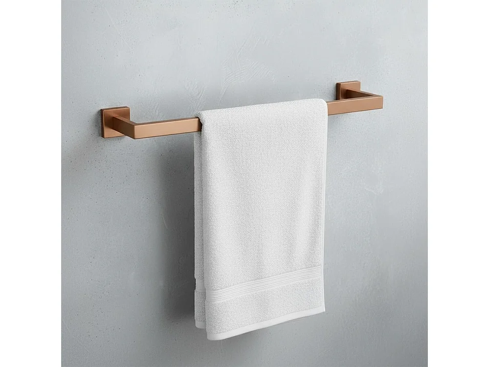 Ensemble De Cintres De Salle De Bain Rea Rio 4 Pieces Brush Copper