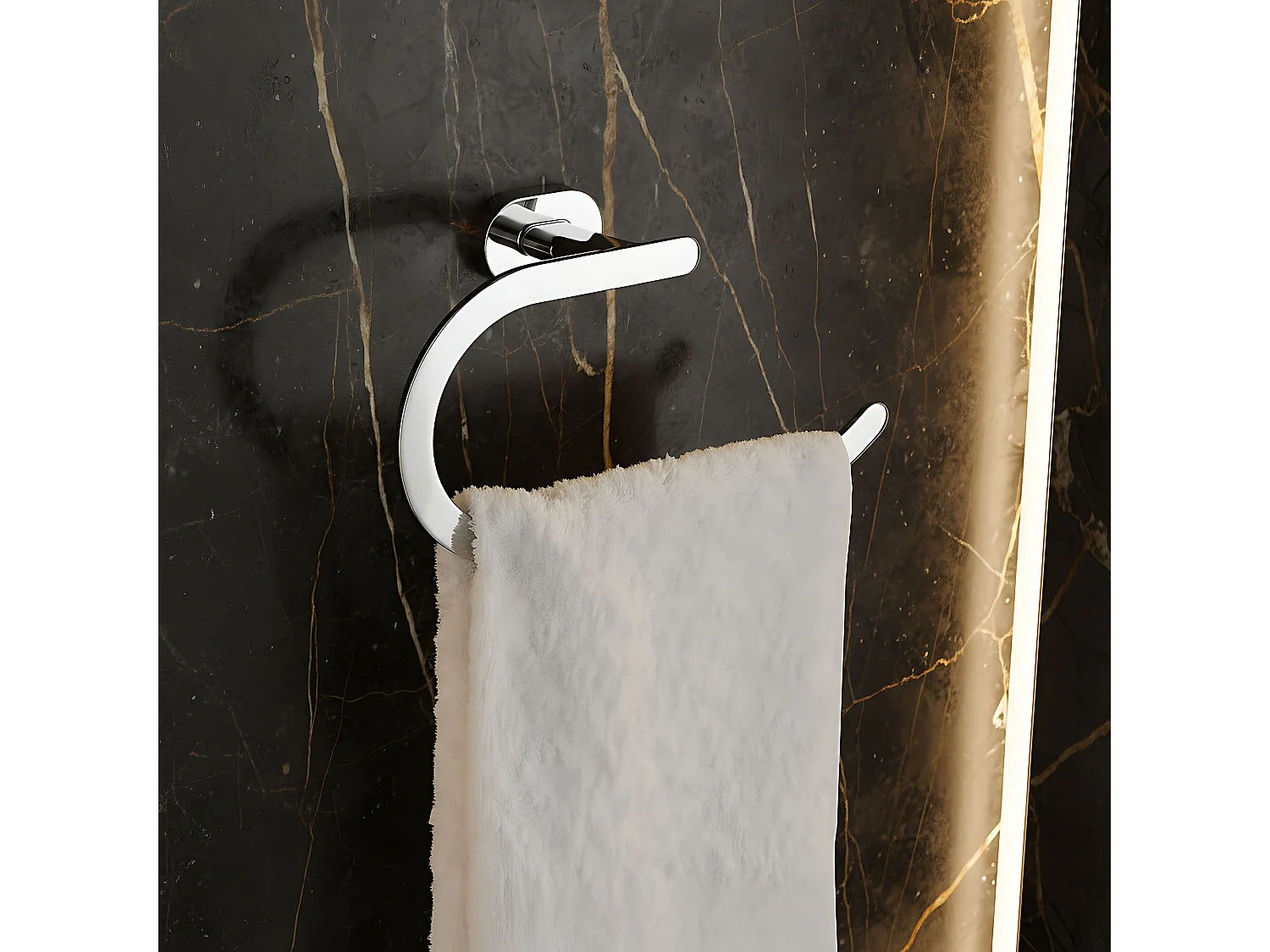 Porte-Serviette Rea 110 Til Chrome