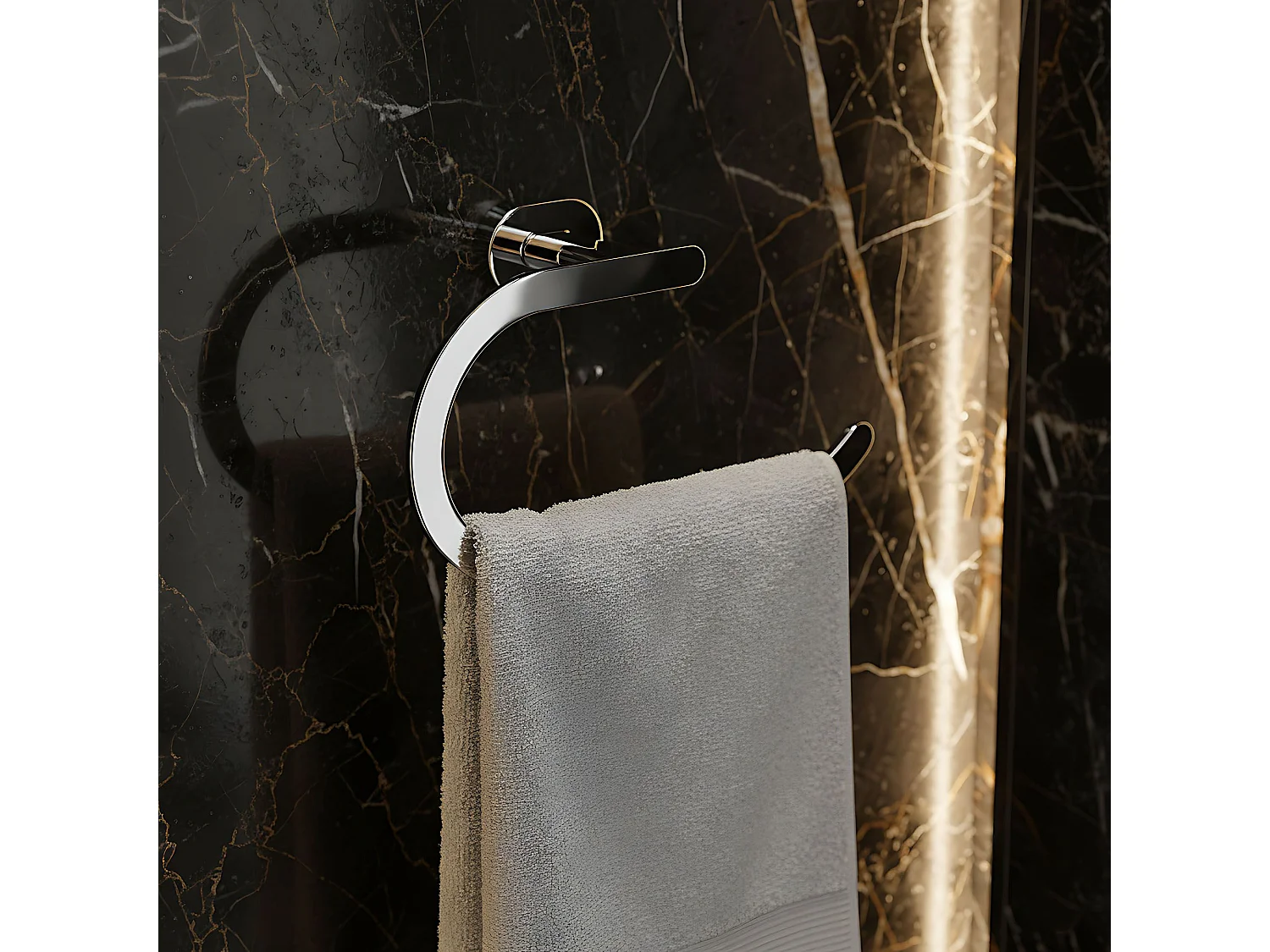 Porte-Serviette Rea 110 Til Chrome