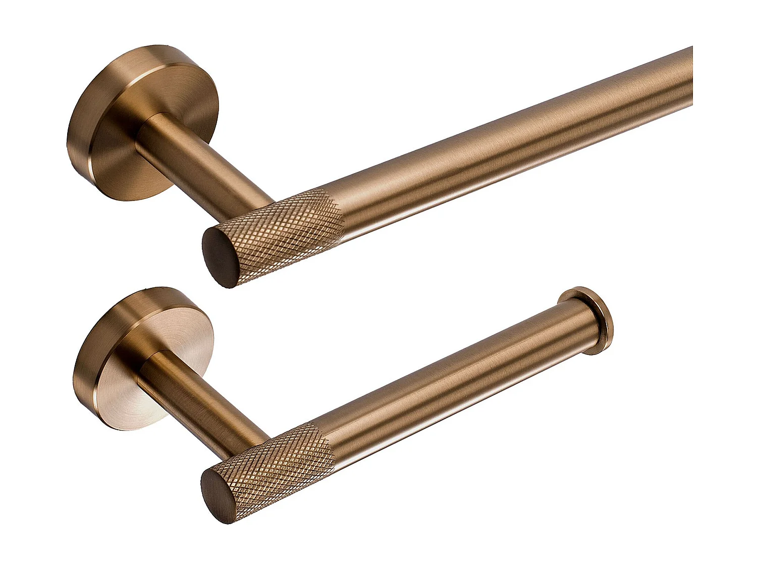 Ensemble De Cintres De Salle De Bain Rea Grid 4 Pieces Brush Copper