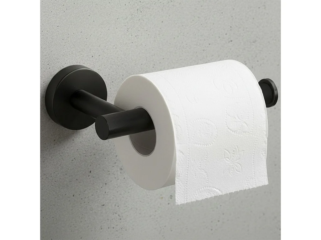 Ensemble De Cintres De Salle De Bain Rea Ari 4 Pieces Black